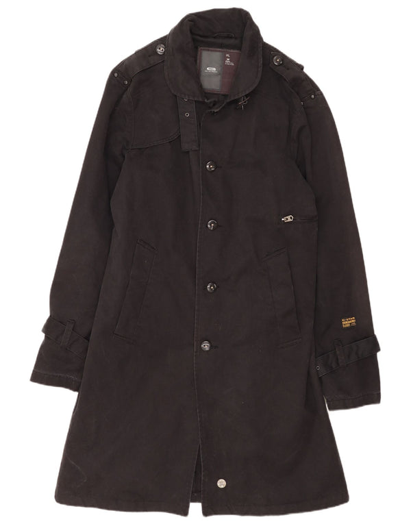 G-Star Gabardina para hombre UK 42 XL Algodón negro