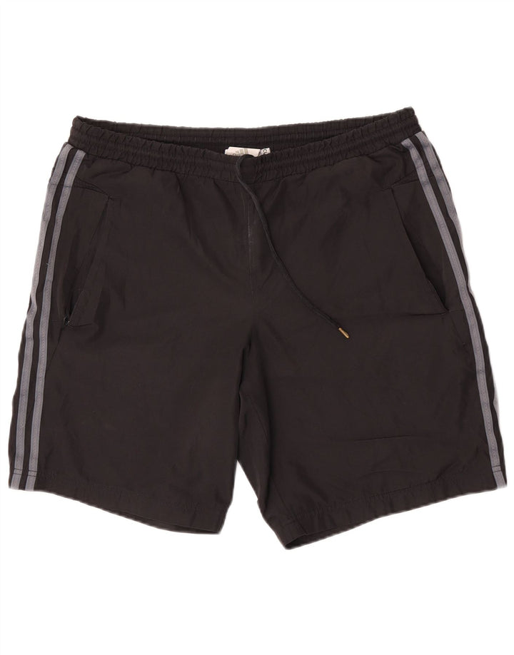 Adidas Mens Clima 365 Sport Shorts Medio Negro Colorblock Poliéster
