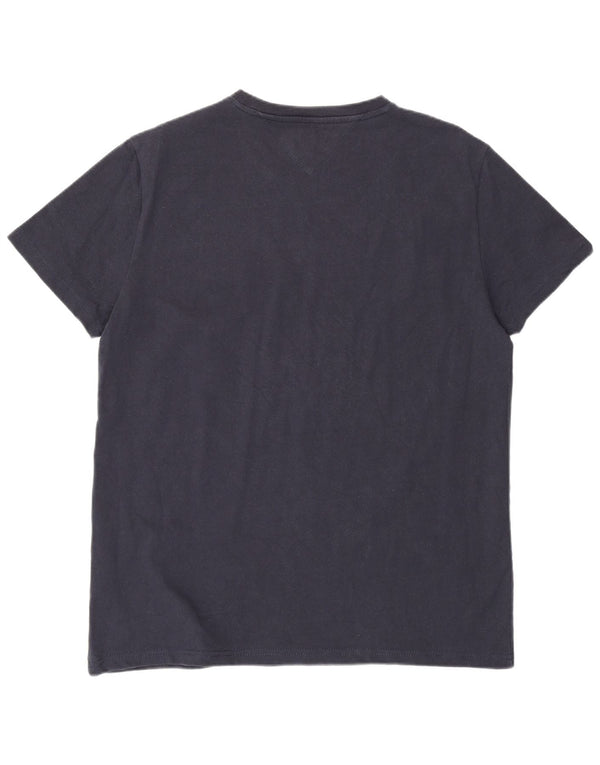 Tommy Hilfiger Camiseta Regular para Mujer UK 40 XL Algodón Azul Marino