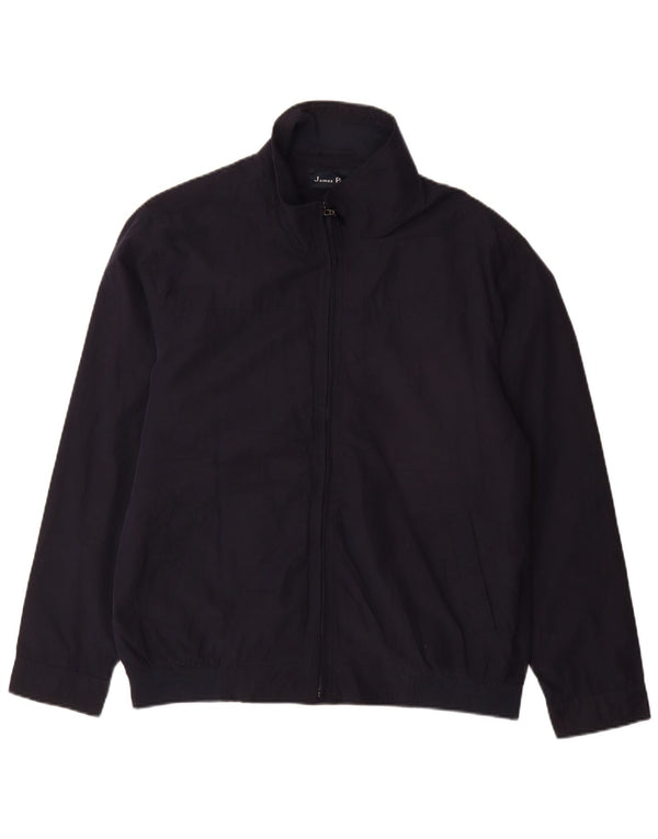 JAMES PRINGLE Chaqueta bomber para hombre UK 38 Mediana Azul marino Poliéster