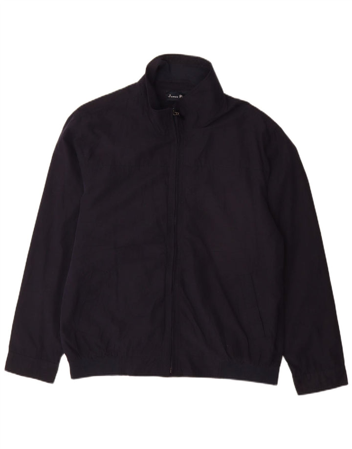 JAMES PRINGLE Chaqueta bomber para hombre UK 38 Mediana Azul marino Poliéster