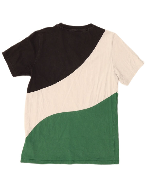 Puma Camiseta para hombre Top Small Multicolor Colorblock Cotton