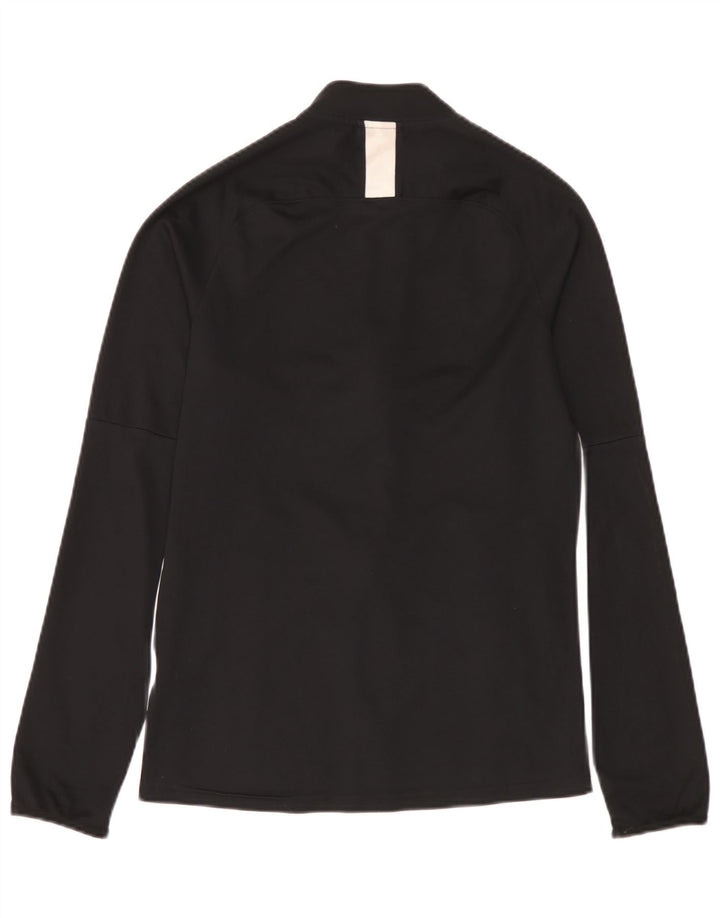 Adidas Hombre Dri Fit Chándal Top Chaqueta Pequeña Negro Colorblock Poliéster