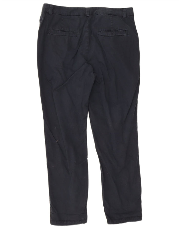 Marks & Spencer Pantalones chinos para mujer UK 12 Medium W32 L26 Azul marino