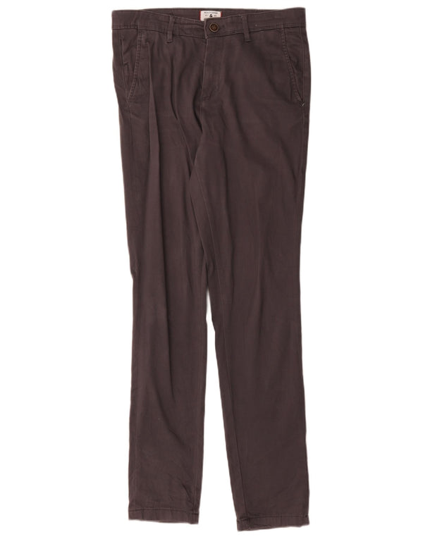 Jack & Jones Pantalón Chino Slim Mujer W28 L32 Algodón Gris