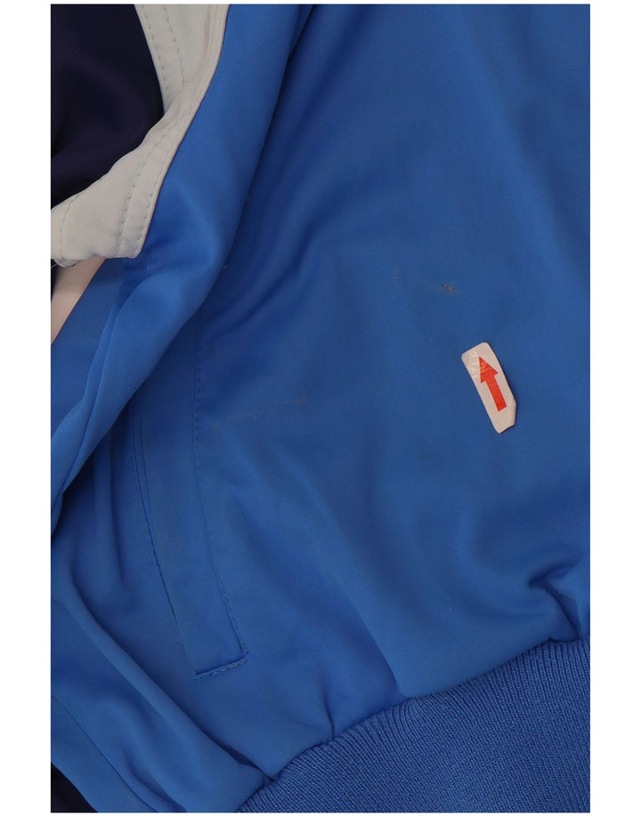 Ennerre Chaqueta de chándal para mujer UK 20 2XL Azul Colorblock Poliamida