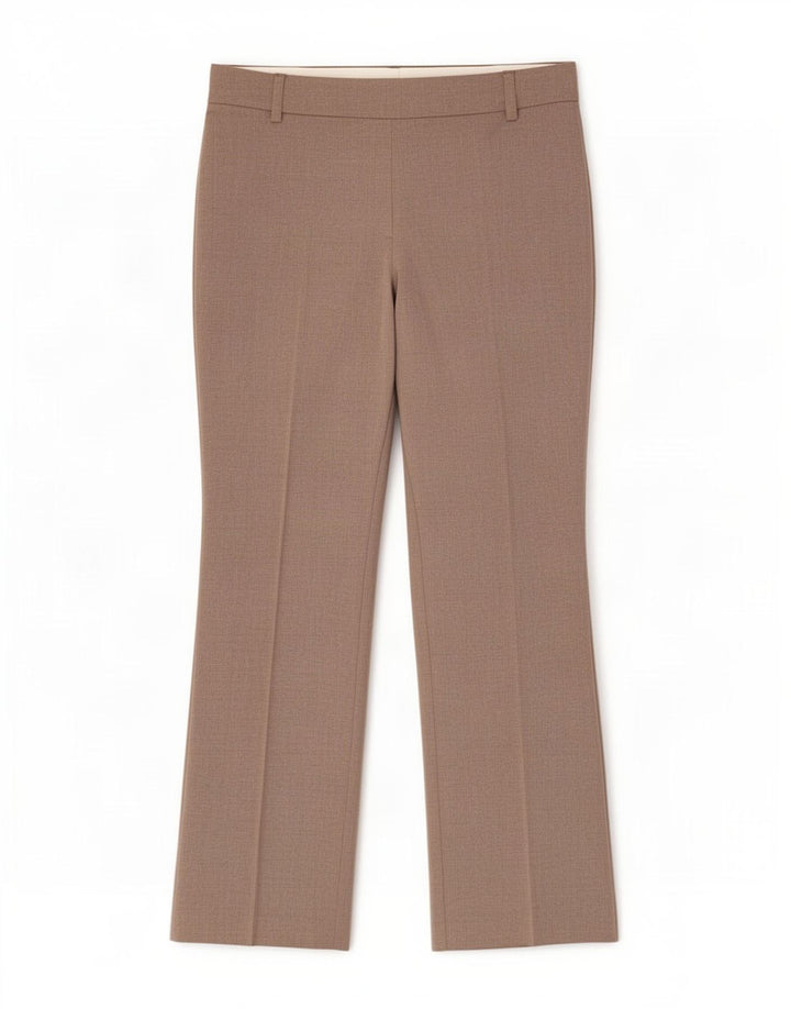 Marks & Spencer Pantalones de traje con corte de bota para mujer UK 10 Small W30 L27 Gris