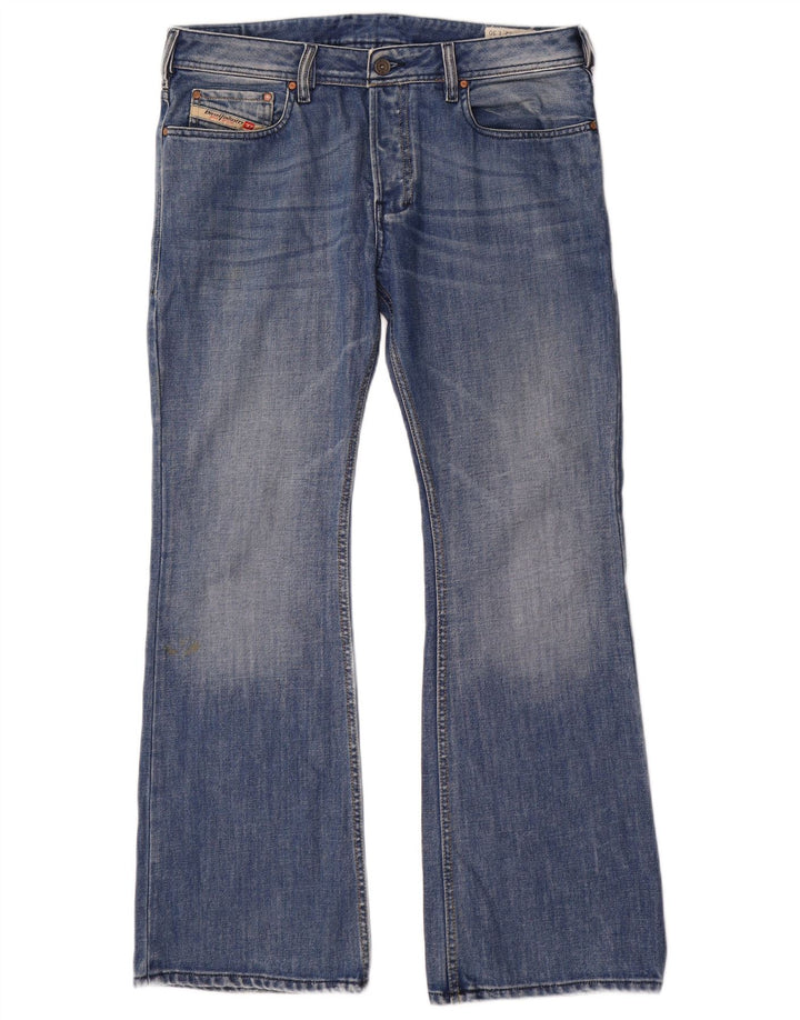 DIESEL Vaqueros Zathan Bootcut para Hombre W32 L30 Algodón Azul