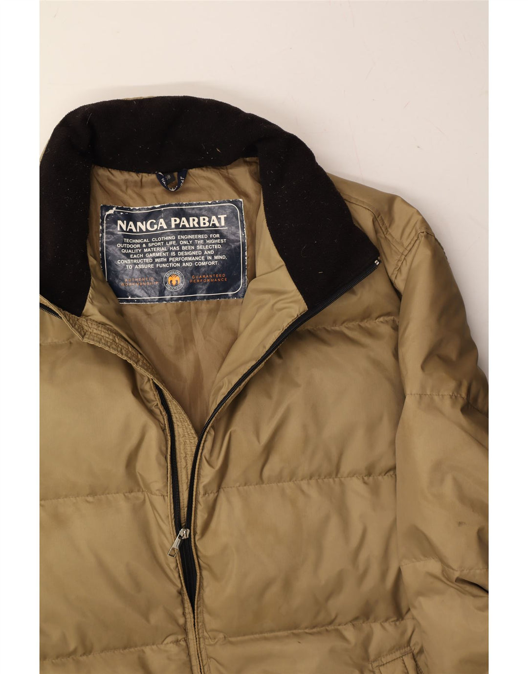 NANGAPARBAT Chaqueta acolchada hombre IT 58 4XL Beige Poliéster