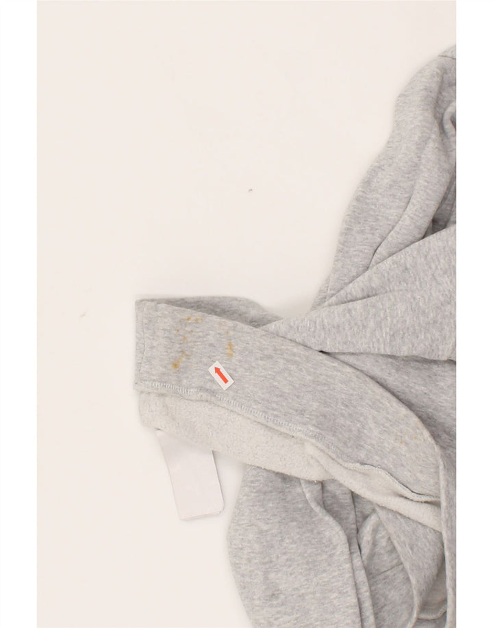 PUMA Womens Zip Neck Sweatshirt Jumper UK 14 Medium Grey Cotton Vintage Puma and Second-Hand Puma from Messina Hembry 