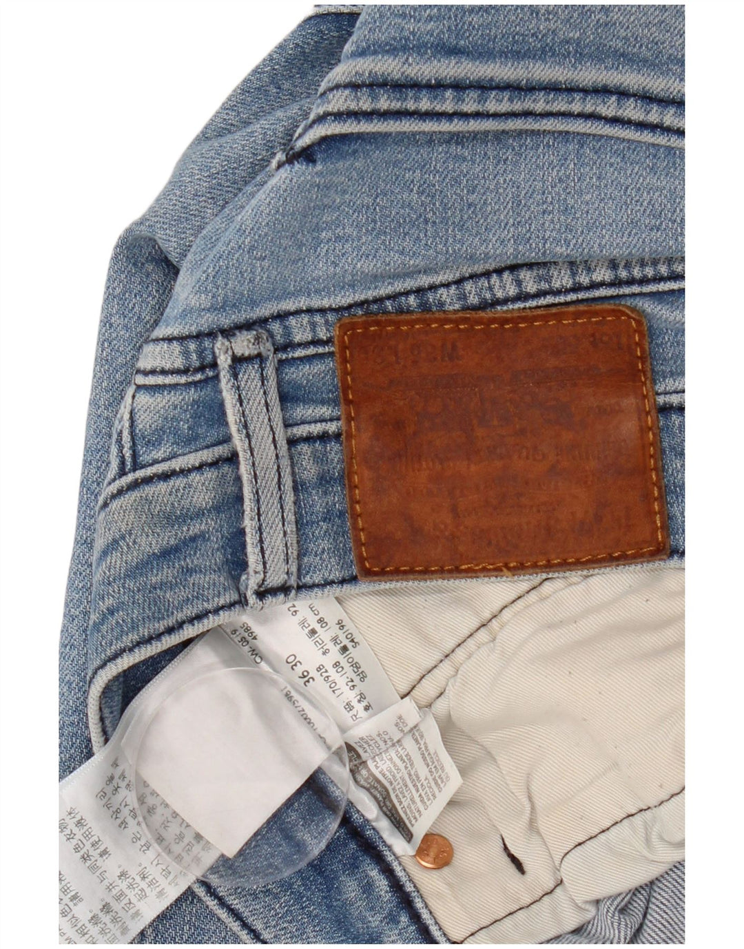 LEVI'S Vaqueros cónicos para hombre W36 L30 Algodón azul