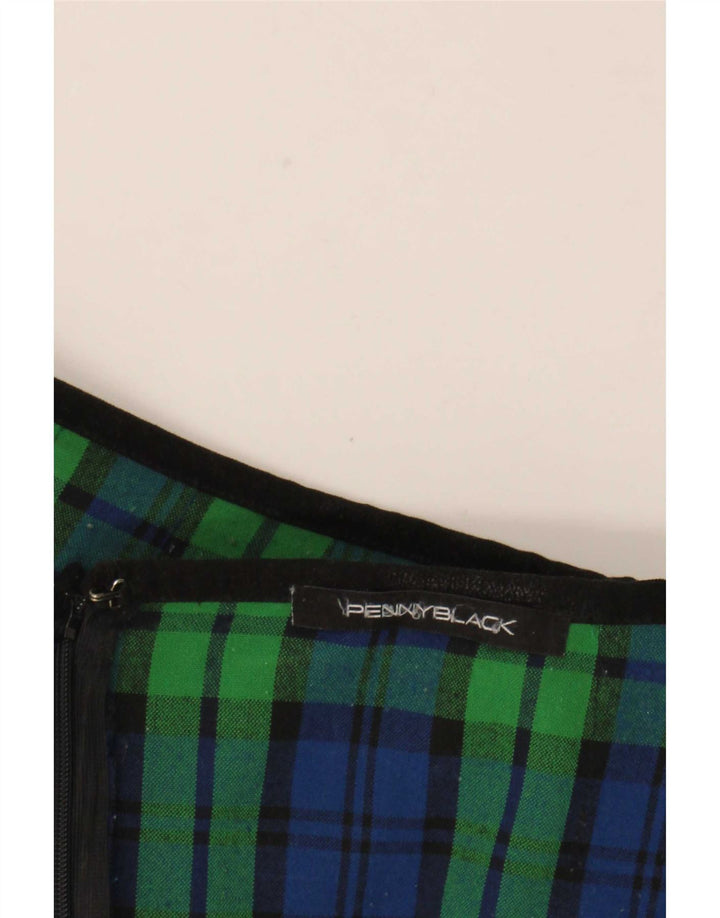 Minifalda para mujer Penny Black W31 Cuadros verdes medianos