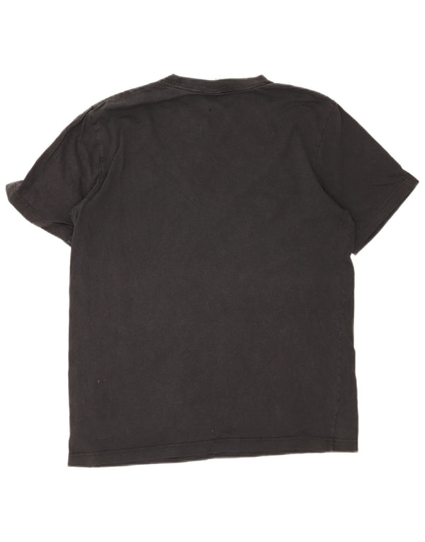 Nike Camiseta gráfica para hombre Top mediano de algodón negro