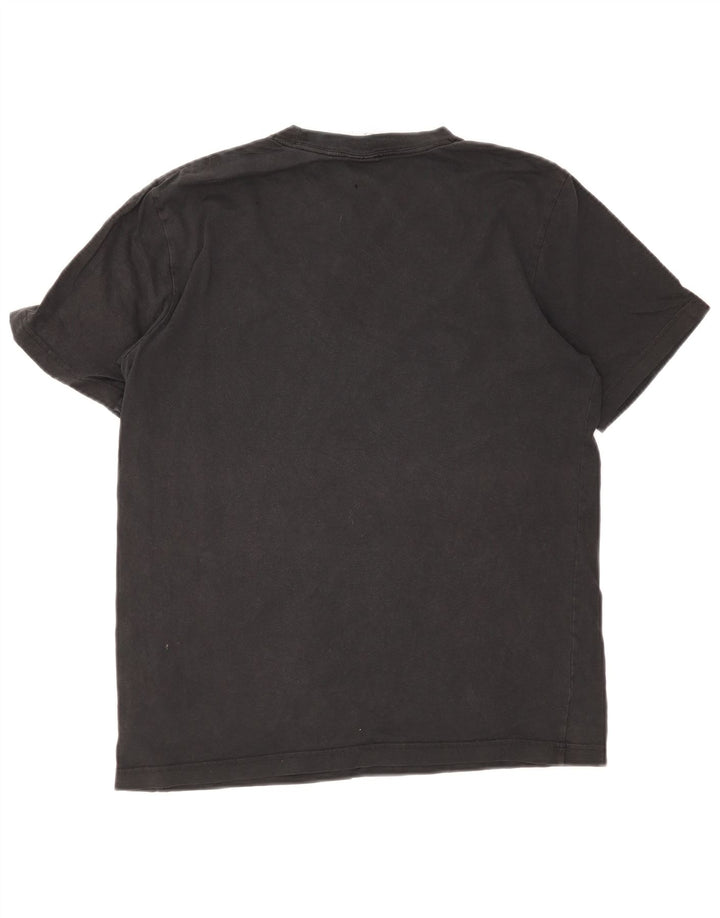 Nike Camiseta gráfica para hombre Top mediano de algodón negro