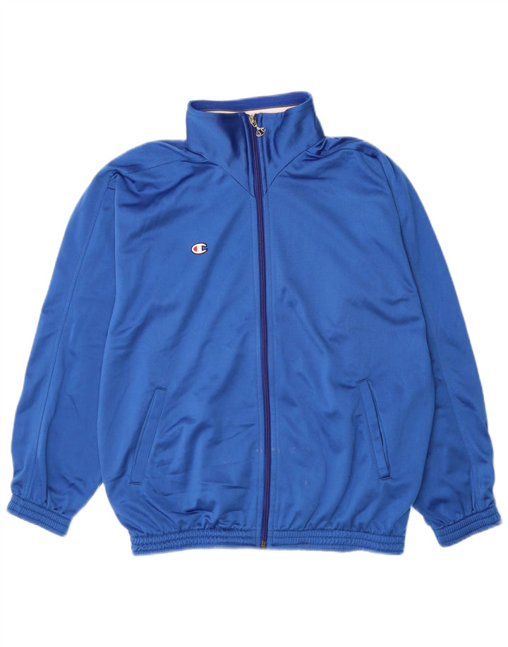 CHAMPION Chaqueta de chándal con gráfico para niños 11-12 años Poliéster azul
