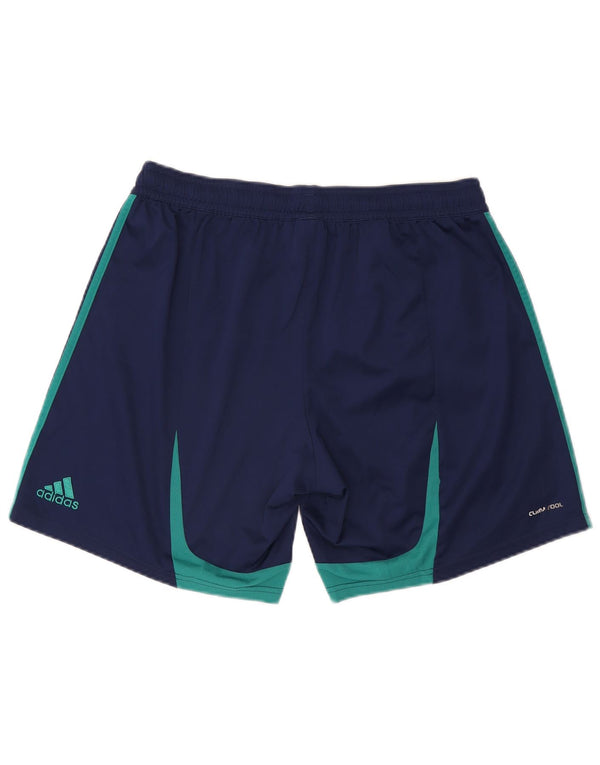 Adidas Mens Climacool Sport Shorts XL Azul Marino Colorblock Poliéster