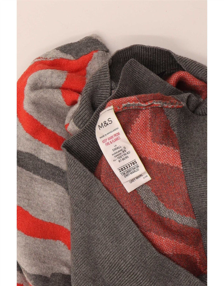 Marks & Spencer Suéter con Cuello Alto para Mujer UK 10 Small Grey