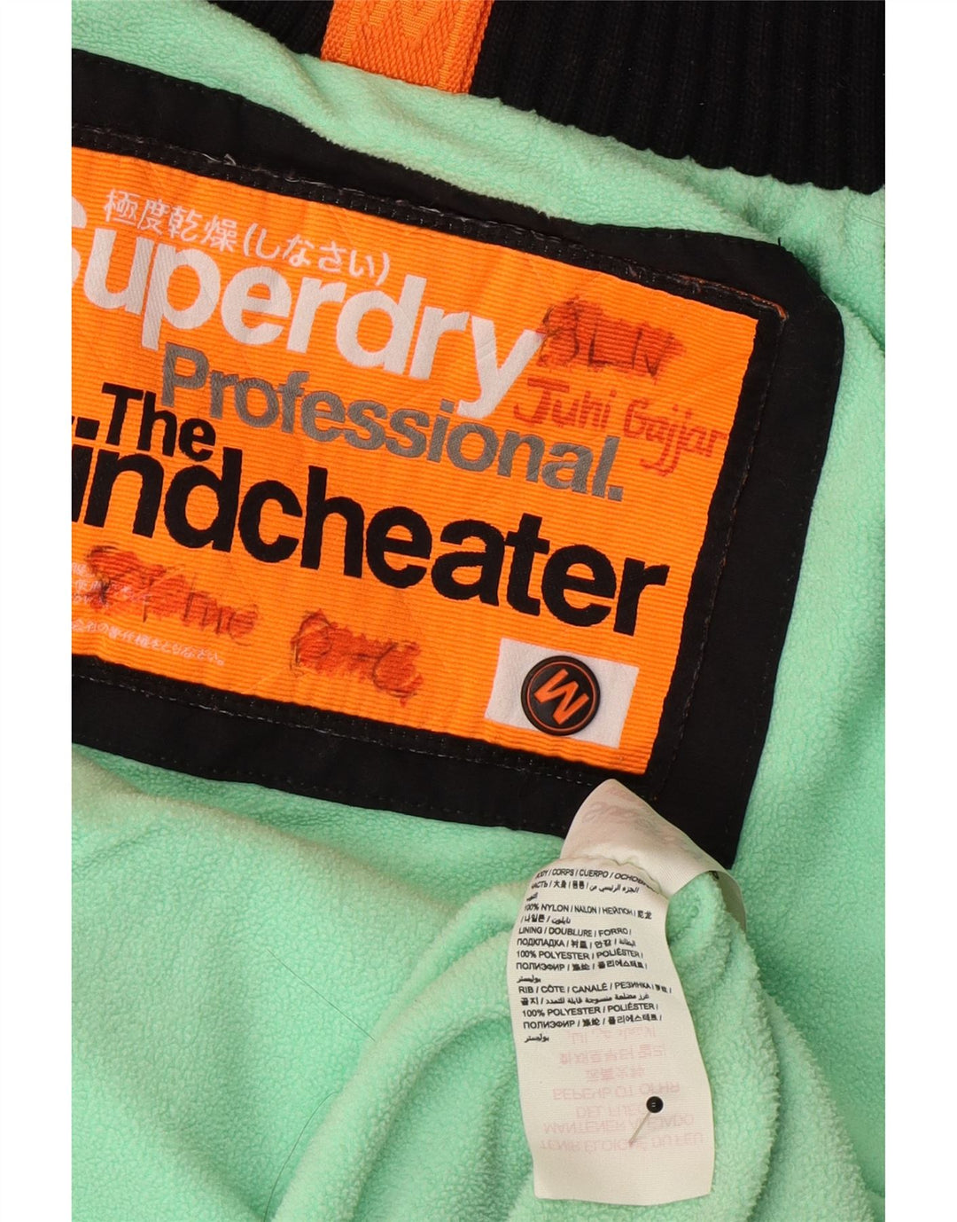 Superdry Chaqueta Cortavientos The Windcheater para Mujer UK 44 Medium Black