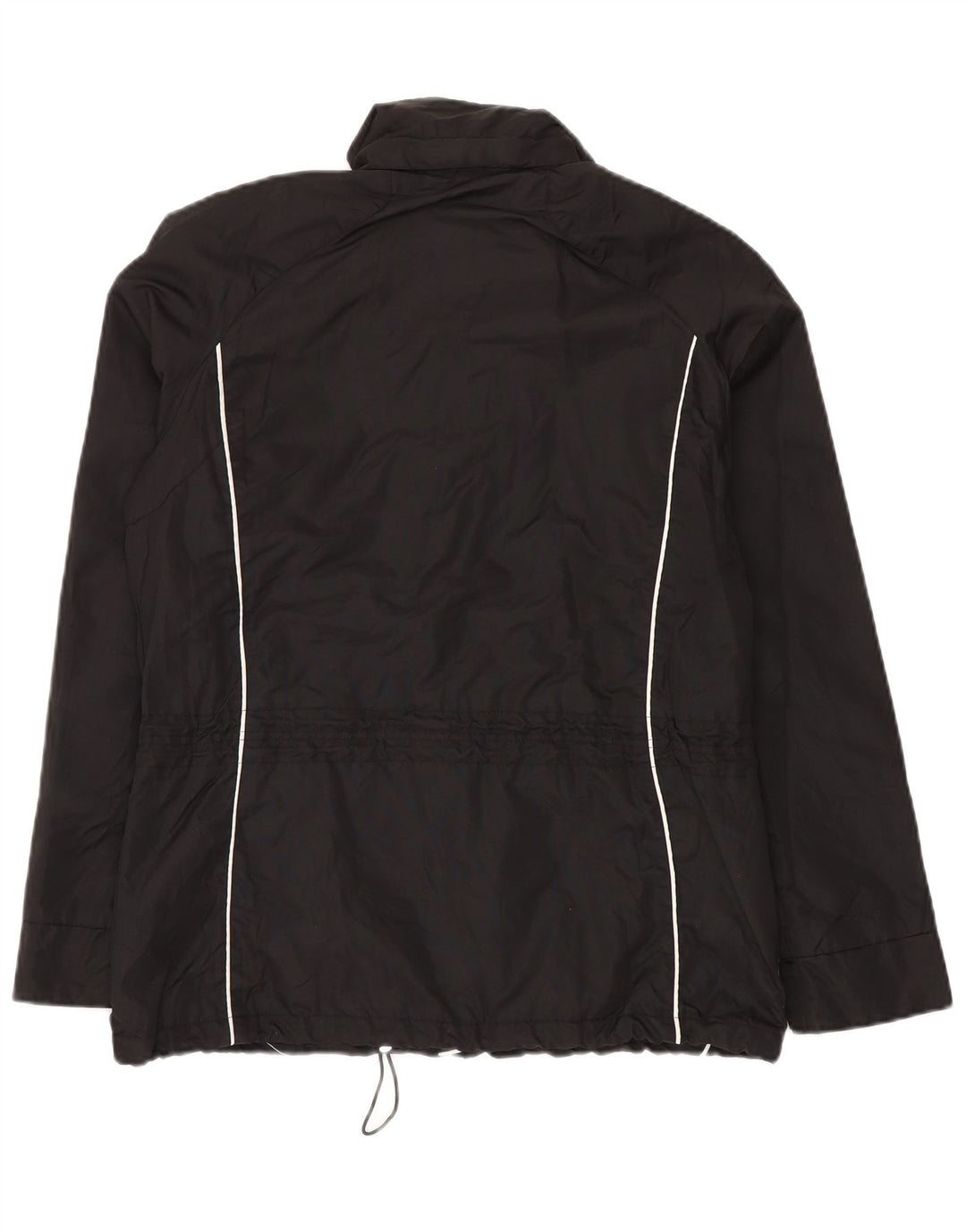 Brugi Chubasquero para hombre ES 38 Mediano Negro Colorblock Poliamida