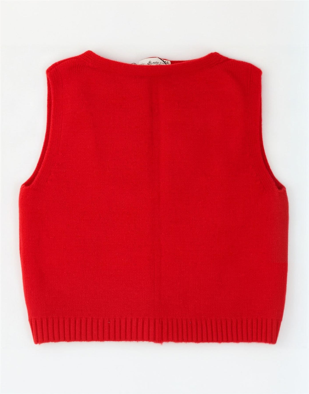 Zara Mujer Crop Vest Tank Top UK 44 Medium Viscosa Roja