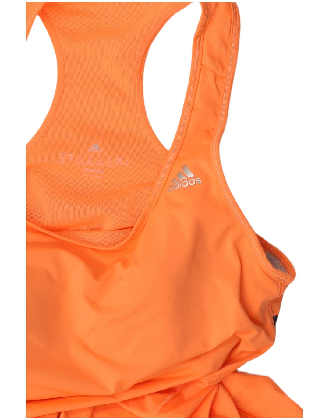 ADIDAS Mujer Climacool Chaleco Top UK 4/6 XS Naranja