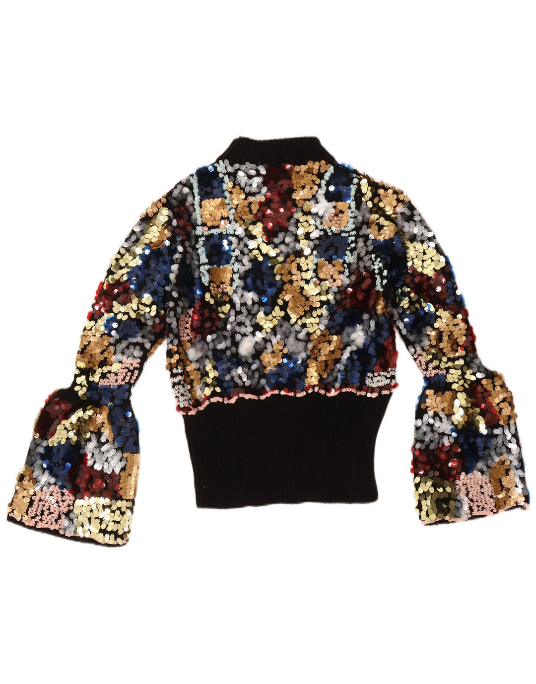 Zara - Jersey con cuello alto para mujer, talla M, multicolor