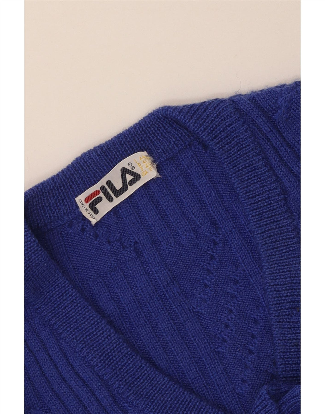 Fila Cárdigan Mujer IT 44 Azul Medio