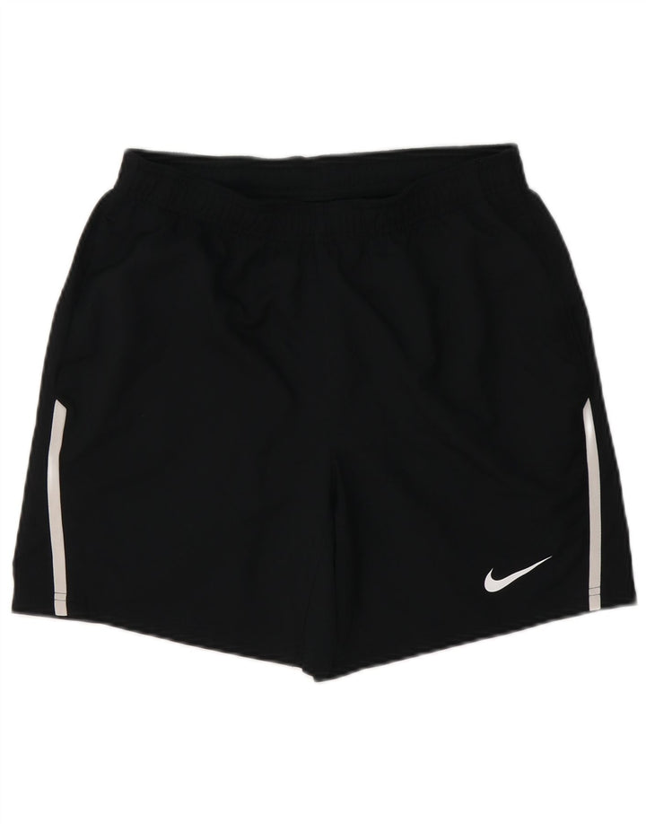 Nike - Pantalones cortos deportivos Dri Fit para hombre, poliéster color block, color negro, pequeño