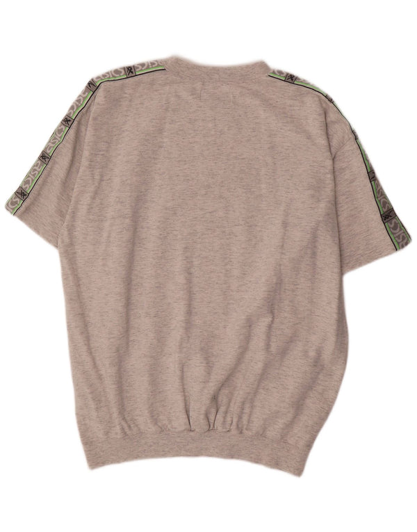 ASICS Camiseta gráfica para hombre Top XL Gris