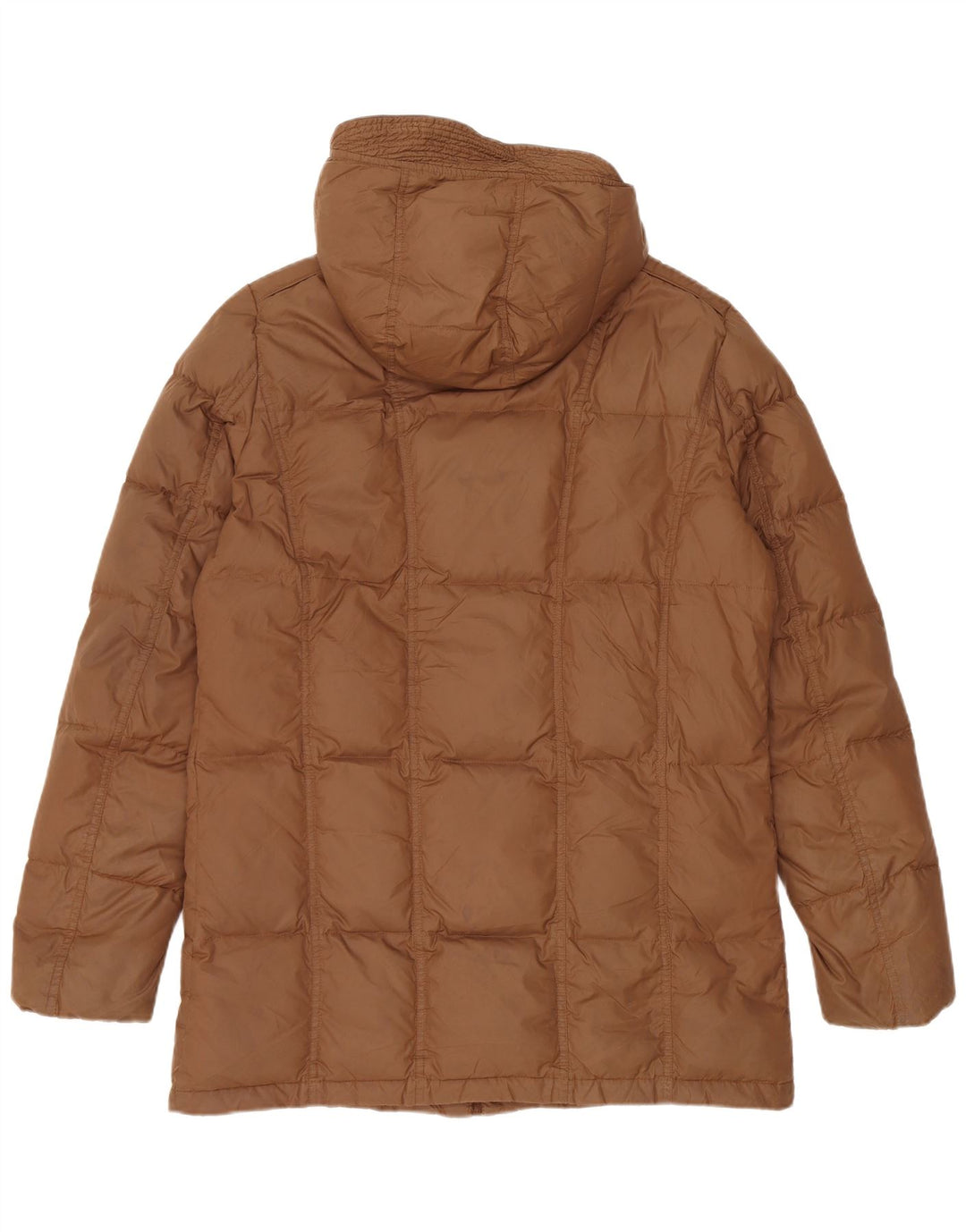 Harmont & Blaine Chaqueta acolchada con capucha para hombre UK 38 Marrón medio