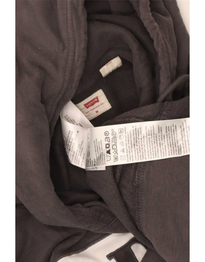 Levi's Hombre Sudadera Con Capucha Gráfica De Algodón Color Block Gris Medio