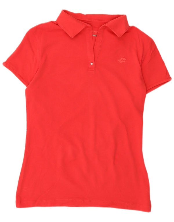 LOTTO Polo Mujer ES 39 2XL Algodón Rojo