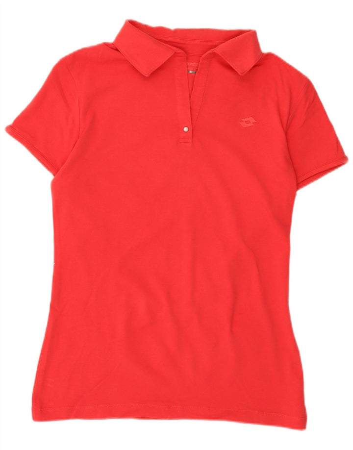 LOTTO Polo Mujer ES 39 2XL Algodón Rojo