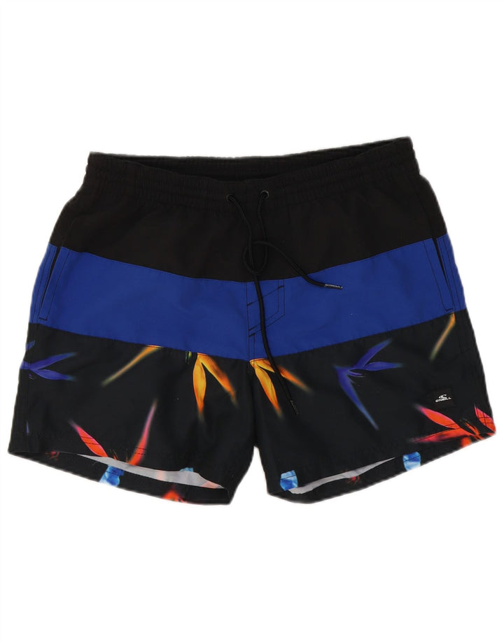 O'Neill Hombre Bañador Shorts Small Negro Colorblock Poliéster