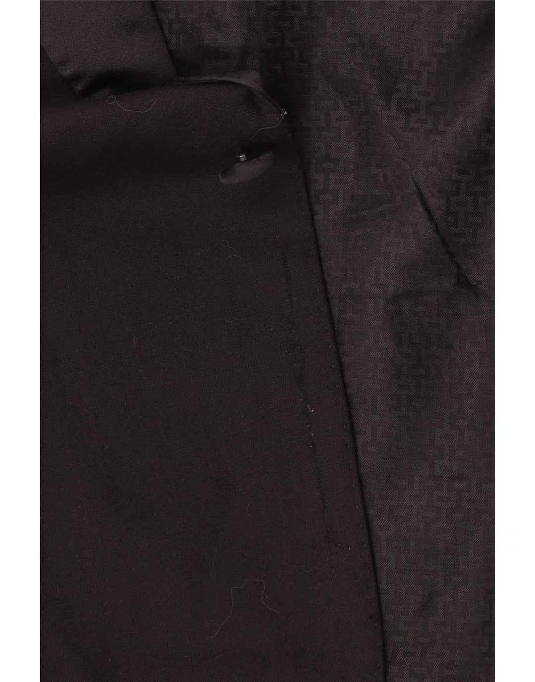 Marks & Spencer Chaqueta tipo blazer con 1 botón para hombre UK 46 XL Lana virgen negra
