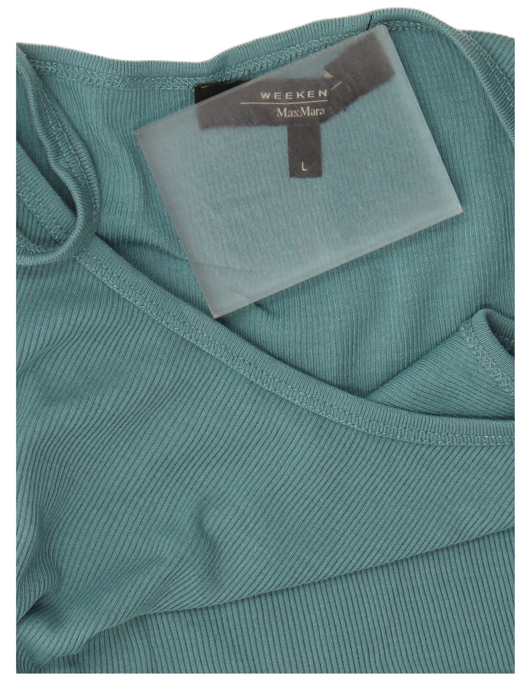 Max Mara Top corto de fin de semana para mujer UK 44 Azul grande