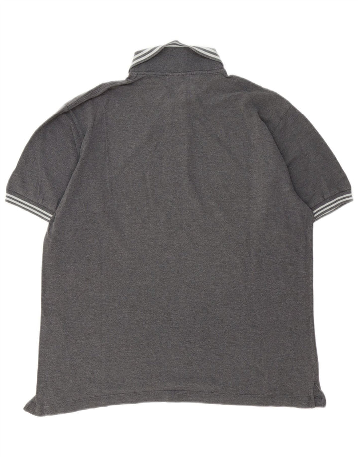 Sergio Tacchini Polo Hombre Grande Gris Algodón