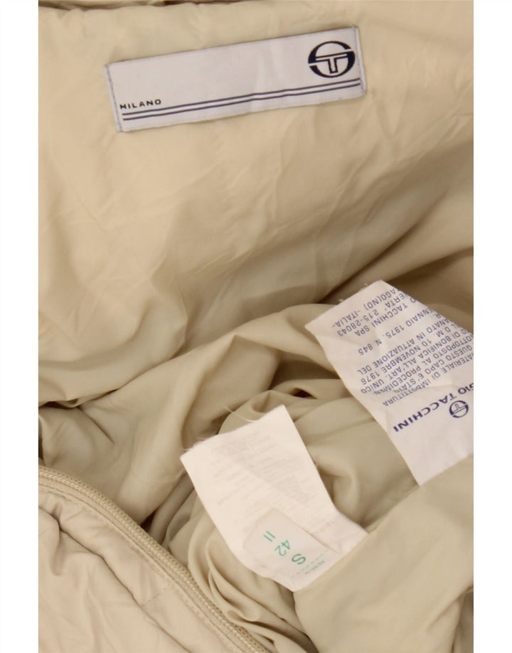 SERGIO TACCHINI Chaqueta acolchada con capucha Mujer IT 42 Poliéster beige medio