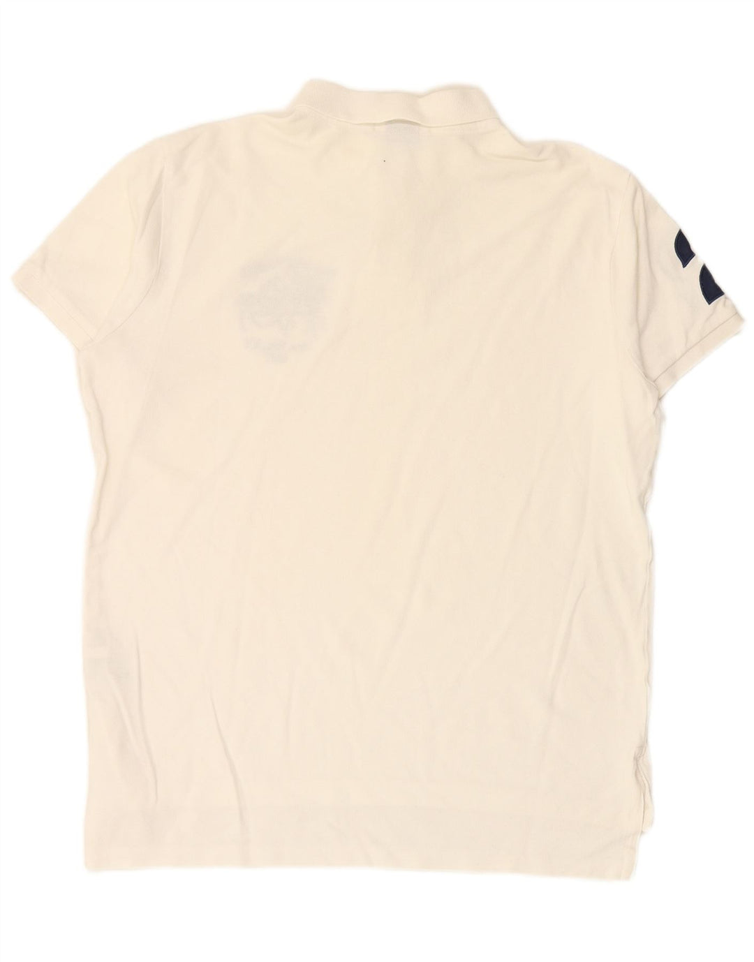POLO RALPH LAUREN Polo de rugby de ajuste personalizado para hombre Algodón blanco grande