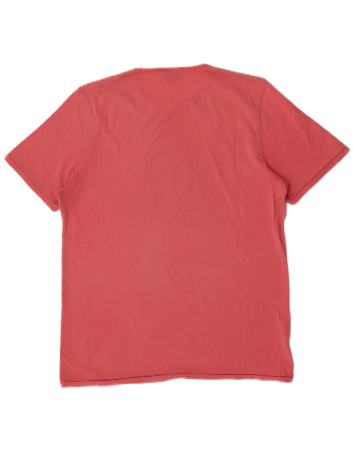 Marlboro Classics Camiseta gráfica para hombre Top Algodón rosa medio