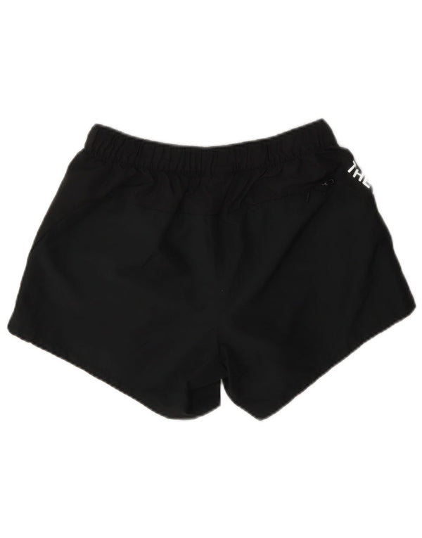 The North Face Pantalones cortos deportivos gráficos para mujer UK 10 Small Poliéster negro