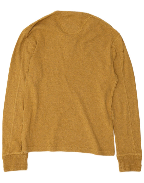 Superdry Camiseta De Manga Larga De Algodón Amarillo Grande Para Hombre