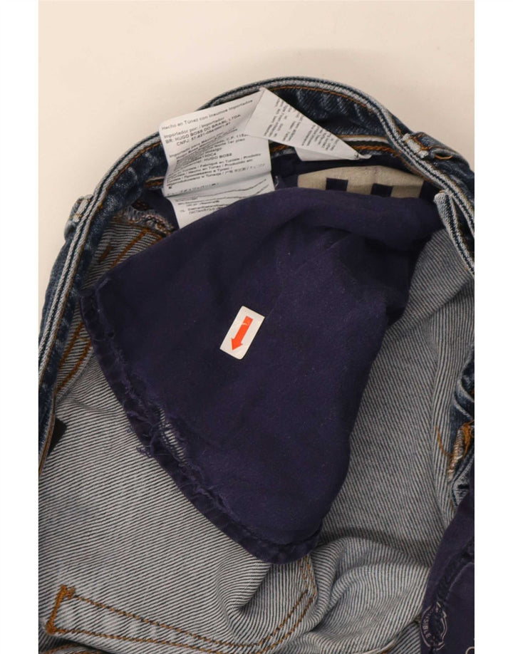 Vaqueros Hugo Boss Hombre Rectos W33 L30 Algodón Azul