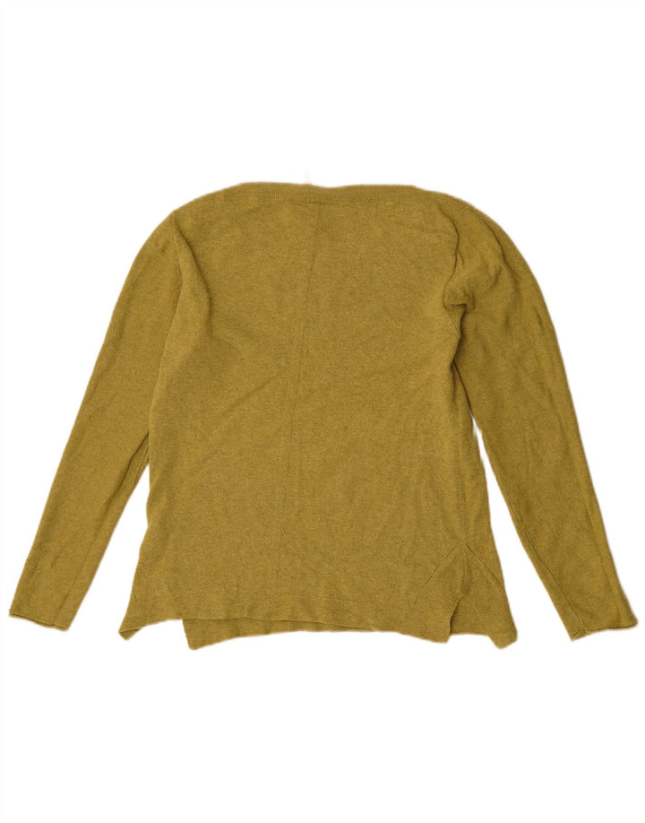 White Stuff Suéter tipo jersey con cuello barco para mujer, talla 42, viscosa verde medio