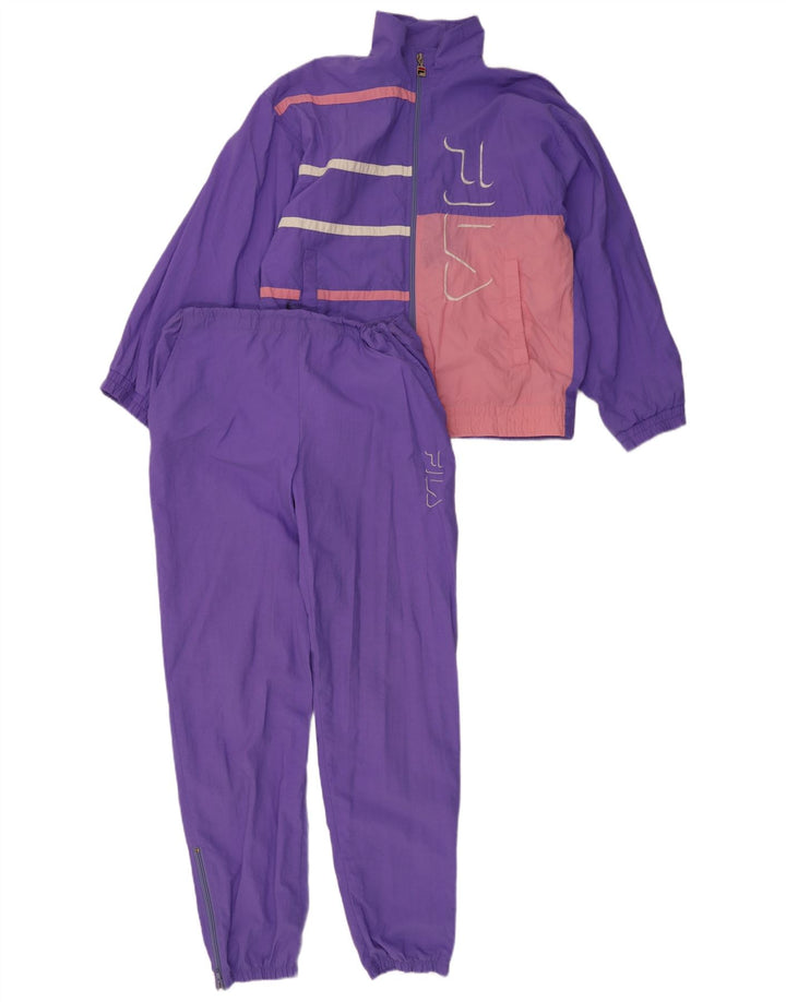 Chándal Fila Graphic Full para mujer IT 42 Medium Purple Colourblock