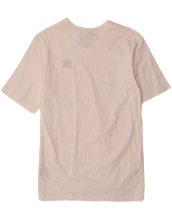 Adidas Hombre Camiseta Top Small Blanco Algodón