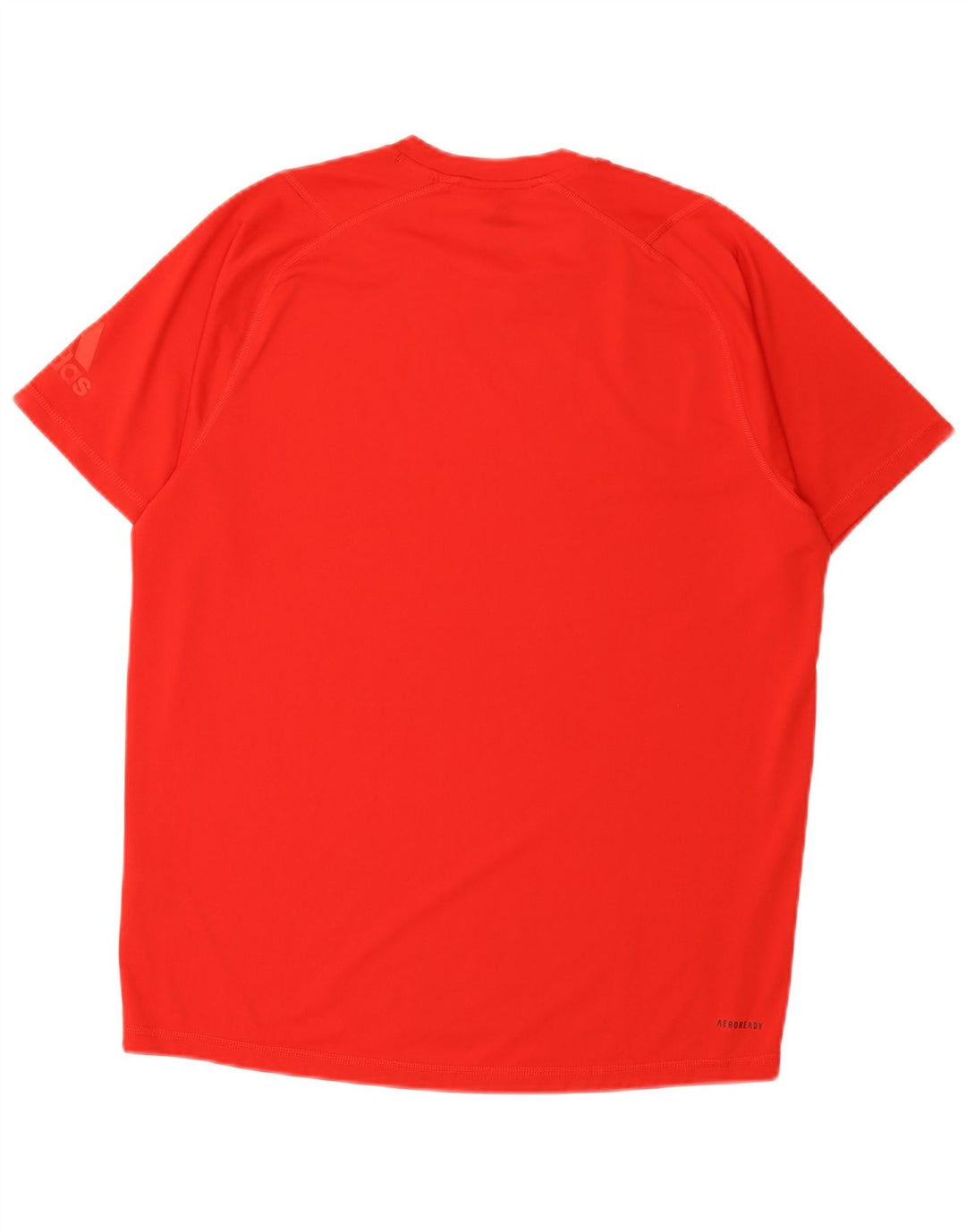 Adidas - Camiseta gráfica Aeroready para hombre, talla grande, poliéster rojo