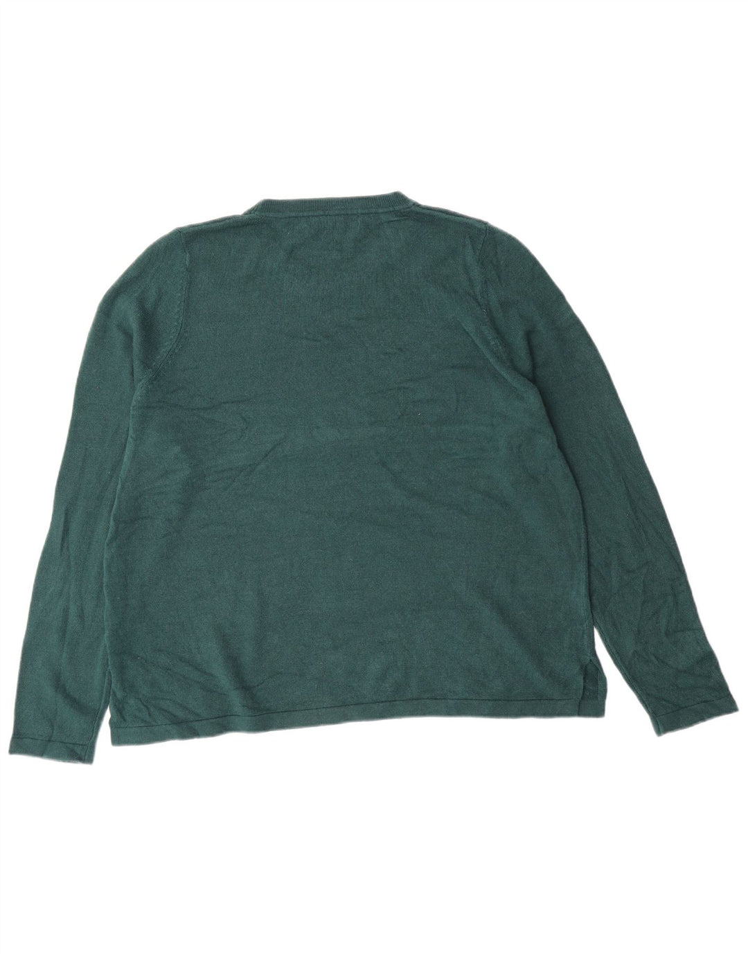 MARKS & SPENCER Suéter tipo jersey con cuello redondo para mujer UK 20 2XL Acrílico verde