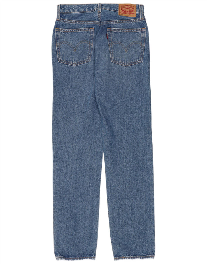 Vaqueros Levi's Mujer 501 Rectos W26 L30 Algodón Azul
