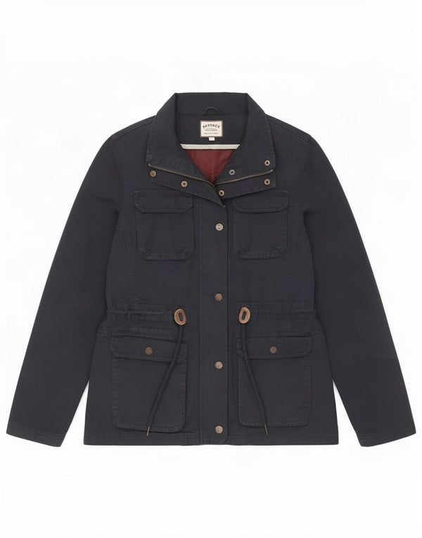 Chaqueta utilitaria para mujer Fat Face UK 10 Small Azul marino Algodón